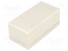 Enclosure: multipurpose; X: 48mm; Y: 95mm; Z: 38mm; UTILITY BOX; ABS