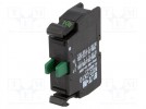 Element stykowy; NO; 6A/230VAC; 3A/24VDC; 22mm; do płyty czołowej