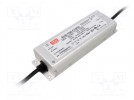 Zasilacz: impulsowy; LED; 99,75W; 48÷95VDC; 1050mA; 180÷295VAC