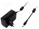 Netzteil: Impuls; 9VDC; 3,11A; Aus:5,5/2,1; 28W; Stecker: EU