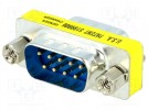 Anschluss: Adapter; beiderseitig,D-Sub 9pin männlich