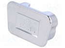 Osłona metalizowana; PIN: 9; D-Sub 9pin,D-Sub HD 15pin; męskie