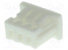 Plug; wire-board; female; PIN:3; w/o terminals; 1.25mm; for cable