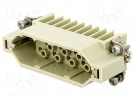 Connector: HAN; male; Han D; PIN:25; 25+PE; size 16A; w/o terminals