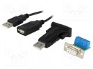 Konwerter USB-RS485; chipset FTDI/FT232RL; 0,8m; USB 2.0