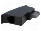 Transition: adapter; RJ11 socket,TAE N plug