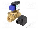 Zawór elektromagnetyczny; BSP 1/2"; 12mm; Ciśnienie:0,1÷16bar