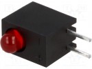 LED; w obudowie; czerwony; 3mm; Il.diod: 1; 20mA; 60°; 1,85÷2,5V