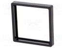 Front frame; Mounting: snap-fastener; 55x55mm; Application: LCP