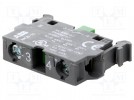 Element stykowy; NO; 6A/240VAC; 5A/24VDC; 22mm; do płyty czołowej
