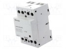 Przekaźnik: instalacyjny; monostabilny; DPST-NO + DPST-NC; 63A