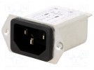 Złącze: zasilające AC; IEC 60320; C14 (E), z filtrem; gniazdo