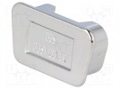 Osłona metalizowana; PIN: 9; D-Sub 9pin,D-Sub HD 15pin; żeńskie