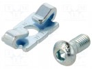 Mounting coupler; for profiles; Width of the groove:6mm