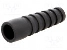 Strain relief; RG59,RG62; black; Application: BNC plugs