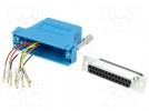Anschluss: Adapter; RJ45-Buchse,D-Sub 25pin weiblich; blau