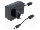 Netzteil: Impuls; 48VDC; 0,75A; Aus:5,5/2,1; 36W; Stecker: EU