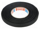 Tape: textile; W: 9mm; L: 15m; Thk: 300um; Automotive; natural rubber