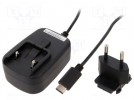 Netzteil: Impuls; 5VDC; 2,1A; Aus: USB C; 11W; Stecker: EU; 0÷40°C