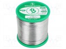 Spoiwo; Sn97Ag3; drut; 0,7mm; 500g; Topnik: No Clean