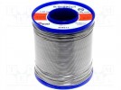 Solder; Sn99,3Cu0,7; wire; 1mm; 1kg; Flux: No Clean, F-SW32; 3%