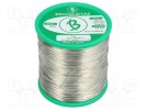 Spoiwo; Sn97Ag3; drut; 0,5mm; 500g; Topnik: No Clean
