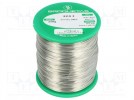 Spoiwo; Sn97Ag3; drut; 0,5mm; 250g; Topnik: No Clean