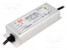 Zasilacz: impulsowy; LED; 74,9W; 107÷214VDC; 350mA; 180÷295VAC