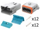 Connector: wire-wire; AT; plug; male + female; Size:16; 20÷16AWG