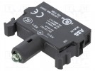 Beleuchtungselement; 22mm; Bel: LED; Front; Farbe: grün; 12VDC