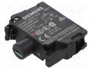 Beleuchtungselement; 22mm; Bel: LED; Front; 24VAC; -25÷70°C; 24VDC