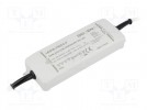 Pwr sup.unit: switched-mode; LED; 30W; 10÷50VDC; 700mA; 185÷265VAC