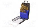 Bohrset; Metall; Anz.Stk: 19; HSS