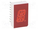 Display: LED; alphanumerisch; 12,7mm; 0,5"; Anz.Z: 1; rot; Anode