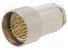 Steckverbinder: M27; Stecker; PIN:26; männlich; Löten; gerade; IP67