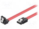 Kabel: SATA; wtyk eSATA typu L, wtyk kątowy SATA typu L; 0,5m