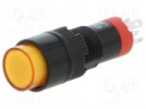 Switch: push-button; 2-position; SPDT; 0.5A/250VAC; 1A/24VDC; IP40