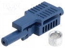 TOSLINK component: latching connector
