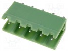 Listwa zaciskowa rozłączalna; gniazdo; 5,08mm; proste; tory:5