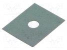 Podkładka termoprzewodząca: silikonowa; TO126; 0,45K/W; L: 11mm