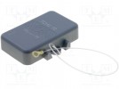 Protection cover; T-Type; size 57.27; Enclos.mat: plastic; IP65