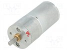 Silnik: DC; z przekładnią; 6VDC; HP; 34:1; 280obr./min; max.635mNm