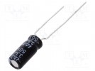 Capacitor: electrolytic; THT; 3.3uF; 50VDC; Ø5x11mm; Pitch:2mm