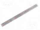 Ruler; V: figures horizontally arranged, self-adhesive; W:11mm