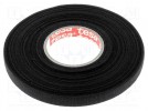 Tape: textile; W: 9mm; L: 25m; Thk: 300um; Automotive; natural rubber