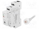 Module: twilight switch; 230VAC; OUT1 type: SPDT; 90x17.5x66mm
