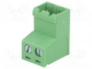 Listwa zaciskowa rozłączalna; wtyk; męskie; 5mm; proste; 2,5mm2