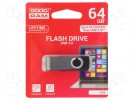 Pendrive; USB 3.0; 64GB; black; Read:110MB/s; Write:20MB/s