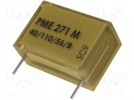 Capacitor: paper; X2; 22nF; 275VAC; Pitch:15.2mm; ±20%; THT; 630VDC