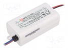 Pwr sup.unit: switched-mode; LED; 12.6W; 9÷36VDC; 350mA; 90÷264VAC
